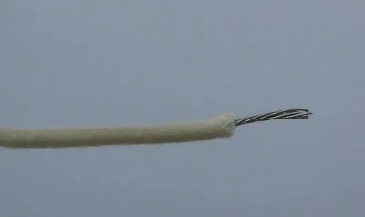 Hosco CBL50 Drôt na Prepojenie Elektroniky – opletové jadro, 50 cm Biely