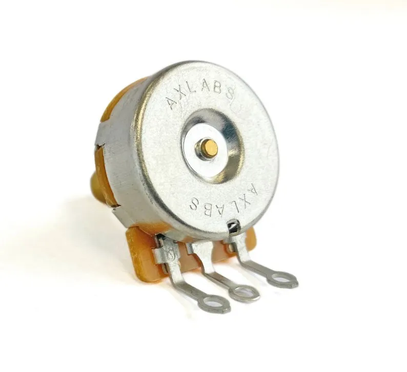 AxLabs 250k Audio Potenciometer, vrúbkovaná Os