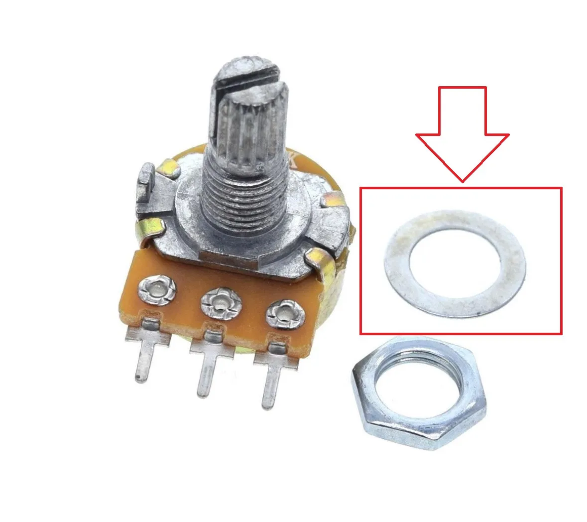 Náhradná podložka na Potenciometer 8mm