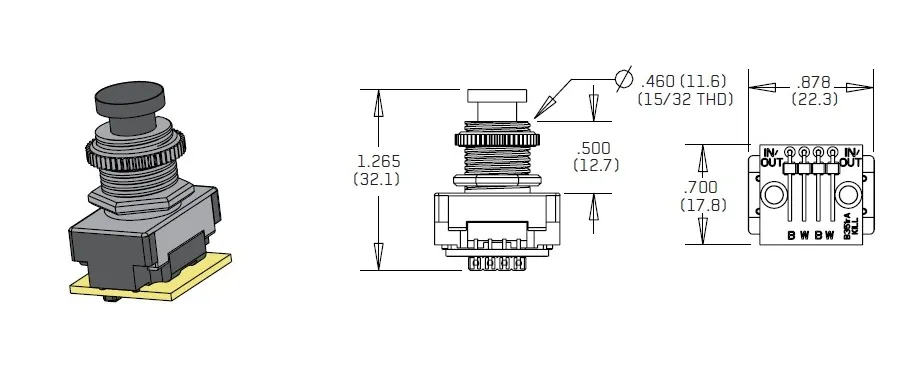 EMG TKO Kill Switch Prepínač signálu EMG TKO Kill Switch Prepínač signálu