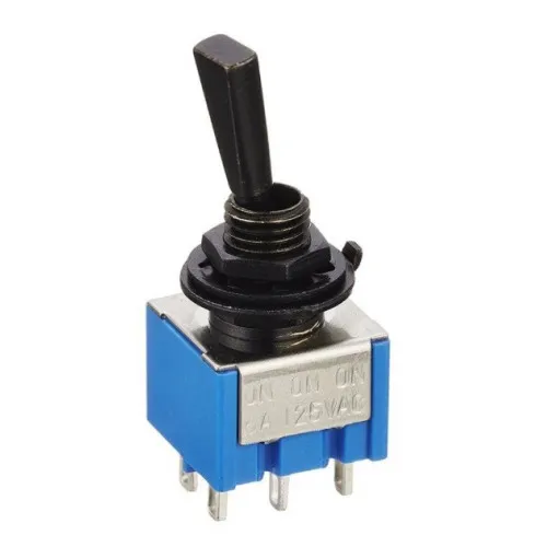 Hosco Mini prepínač MS 500 BK ON-ON-ON