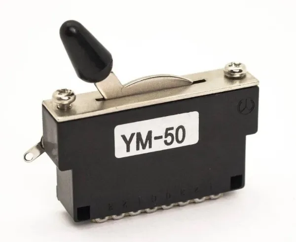 Hosco YM-50 5-pólový Prepínač pre Telecaster, Gombik Čierny
