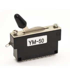 Hosco YM-50 5-pólový Prepínač pre Telecaster, Gombik Čierny