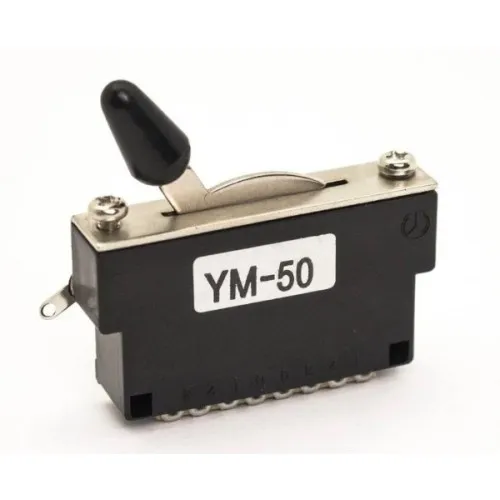 Hosco YM-50 5-pólový Prepínač pre Telecaster, Gombik Čierny