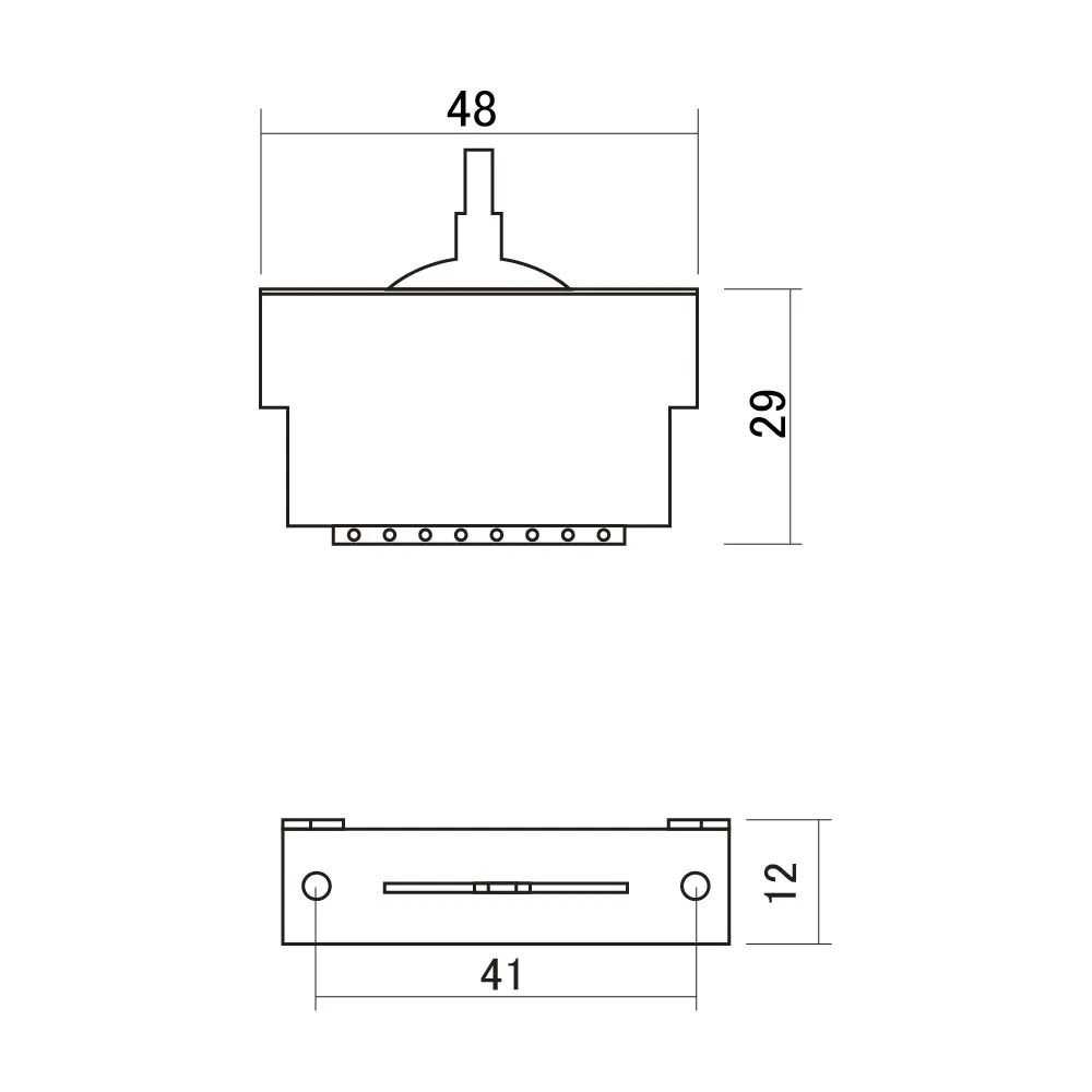 Hosco YM-50 5-pólový Prepínač pre Telecaster, Gombik Biely Hosco YM-50 5-pólový Prepínač pre Telecaster, Gombik Biely