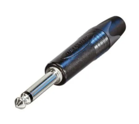 Neutrik NP2X-BAG Jack 6,3 mm, Čierny-Nikel