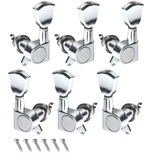 Partsland J02 Sada Ladiacich Mechanik Pre Elektrickú Gitaru 3L+3R Chrome