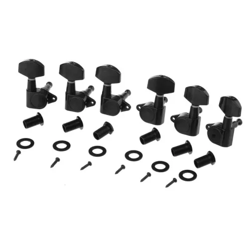 Partsland J101 Sada Ladiacich Mechanik Pre Elektrickú Gitaru 3L+3R Čierna