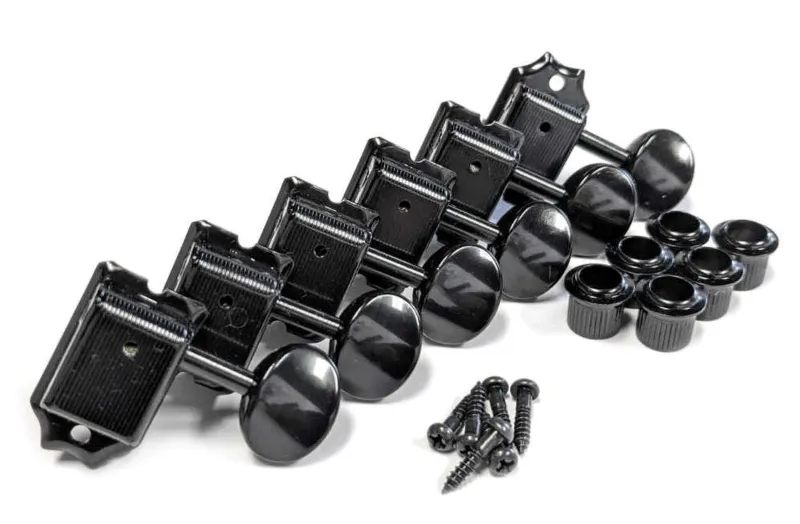 Gotoh SD91-05M – Vintage F-style ladiace mechaniky 6L, Čierna