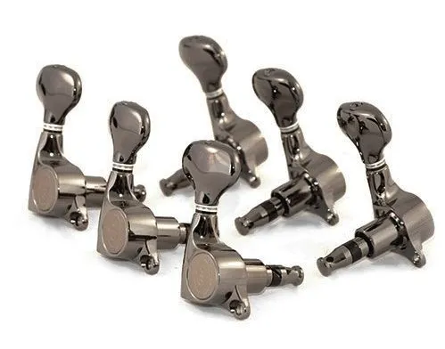 Gotoh SGL510-L5 – Prémiová sada ladiacich mechaník 3L+3R, Cosmo Black