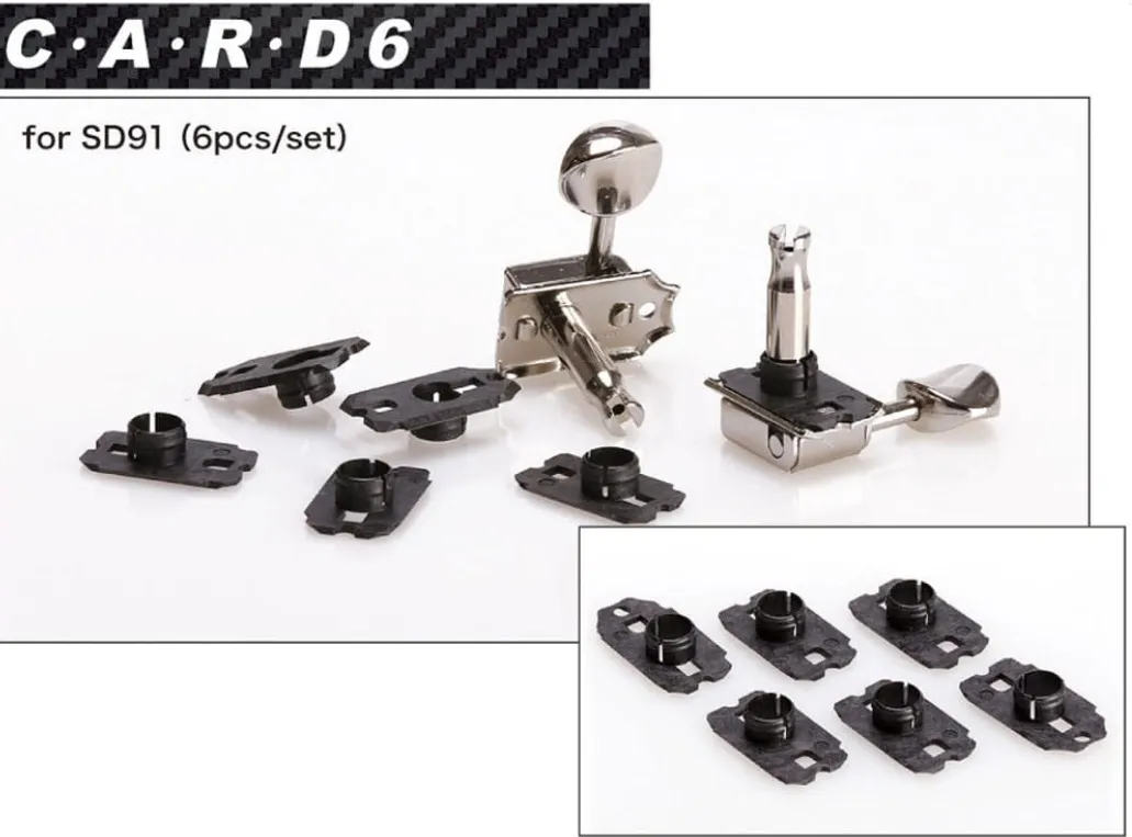Gotoh C-A-R-D 6L Špeciálna Karbónová Podložka pre Mechaniky Serie SD 91 Karbon Gotoh C-A-R-D 6L Špeciálna Karbónová Podložka pre Mechaniky Serie SD 91 Karbon