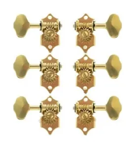 Gotoh SE770-06M Ladiace Mechaniky pre Gitaru Sada 3L+3R Zlatá