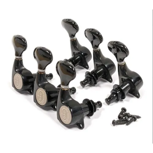 Gotoh SGL510-L5 – Prémiová sada ladiacich mechaník 3L+3R, Čierna