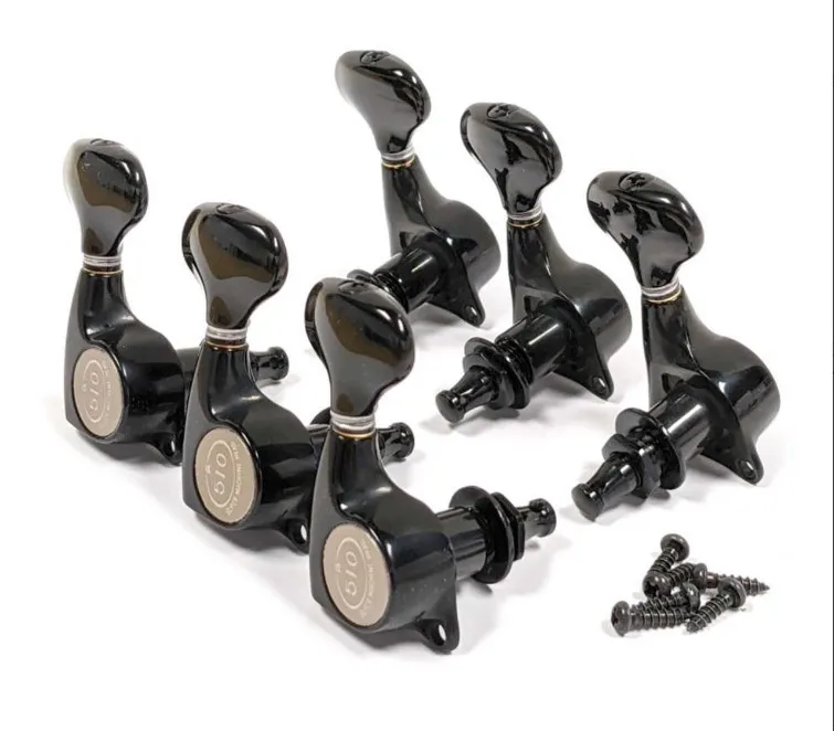 Gotoh SGL510-L5 – Prémiová sada ladiacich mechaník 3L+3R, Čierna