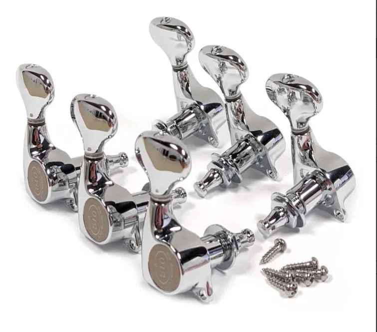 Gotoh SGL510-L5 – Prémiová sada ladiacich mechaník 3L+3R, Chróm