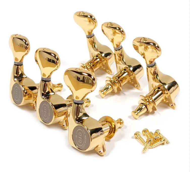 Gotoh SGL510-L5 – Luxusná sada ladiacich mechaník 3L+3R, Zlatá