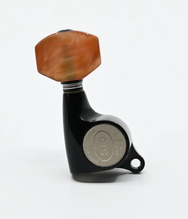 Gotoh SGS510Z-P8 – Exkluzívna sada ladiacich mechaník 6L, Čierna