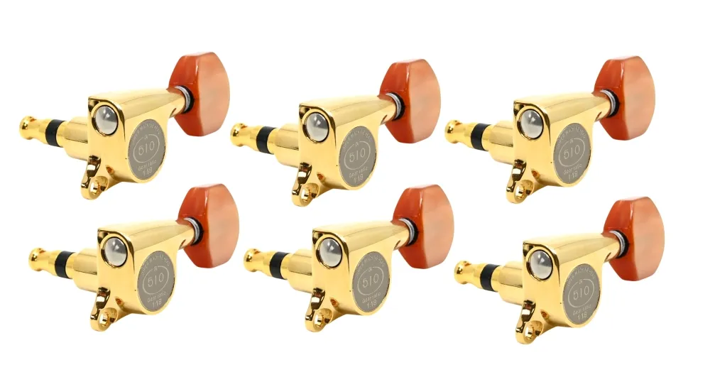 Gotoh SGS510Z-P8 – Exclusive Guitar Tuners Set 6L, Gold