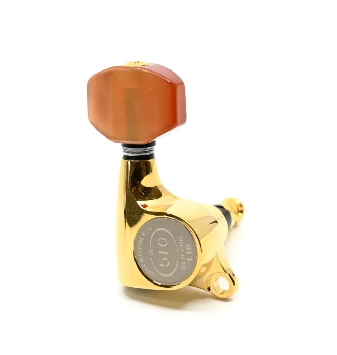 Gotoh SGS510Z-P8 – Exclusive Guitar Tuners Set 6L, Gold
