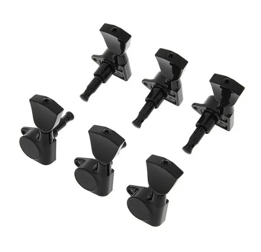 Gotoh SG301-04 Ladiace Mechaniky pre Gitaru Sada 3L+3R Čierna