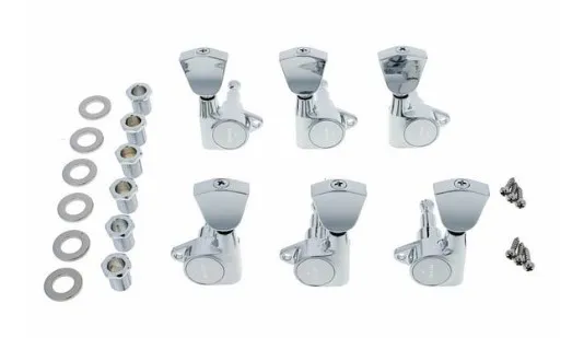 Gotoh SG301-04 Ladiace Mechaniky pre Gitaru Sada 3L+3R Chrom
