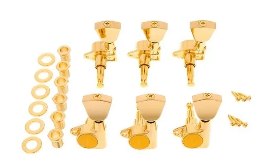 Gotoh SG301-04 Ladiace Mechaniky pre Gitaru Sada 3L+3R Zlatá Gotoh SG301-04 Ladiace Mechaniky pre Gitaru Sada 3L+3R Zlatá