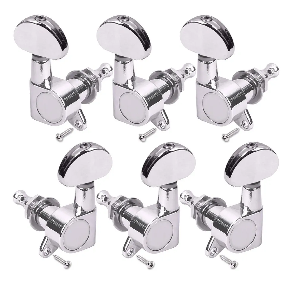 Partsland J03  Sada Ladiacich Mechanik Pre Elektrickú Gitaru 3L+3R Chrome