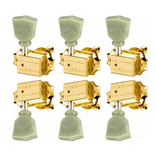 Schaller Original G-Series Deluxe Gitarové Ladiace Mechaniky 3L/3R Zlatá