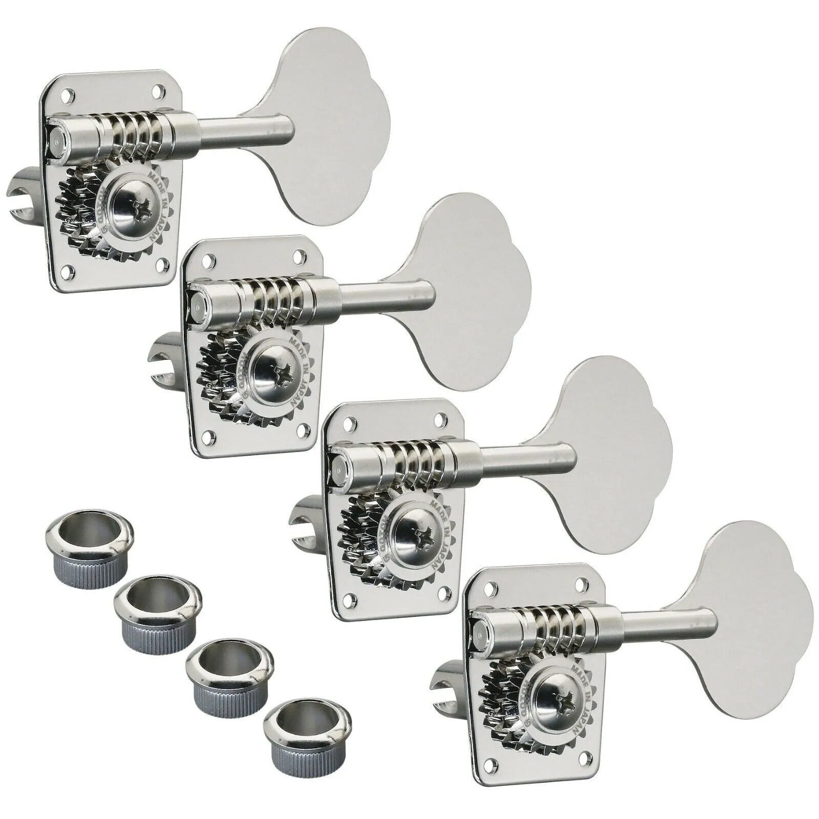 Gotoh GB10 – Ladiace Mechaniky pre 4-strunovú Basgitaru JB-PB (4L) Nikel