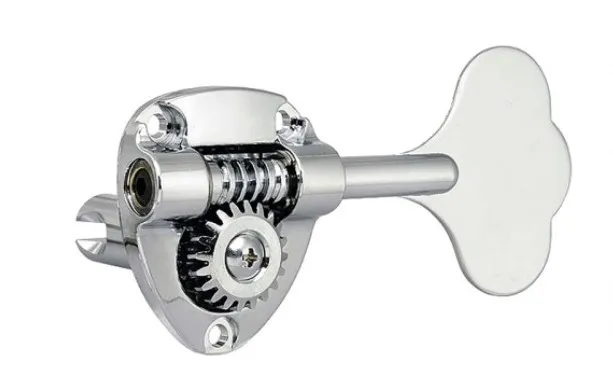 Gotoh GB11W Ladiaca Mechanika Pre Basgitaru Ľavá Strana Chrom