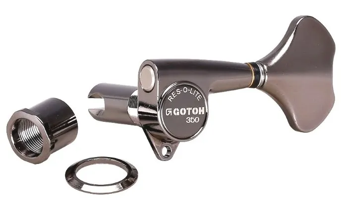 Gotoh GB350 Ladiaca Mechanika Pre Basgitaru Ľavá Strana Cosmo-black