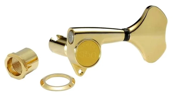 Gotoh GB350 Ladiaca Mechanika Pre Basgitaru Ľavá Strana Zlatá