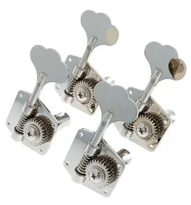 Gotoh GB640 – Ultraľahké basgitarové mechaniky 4L (Res-O-Lite), Nikel