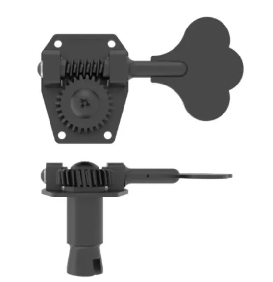 Hipshot HB1 Ladiaca Mechanika pre Basgitaru Ľavá strana- Čierna