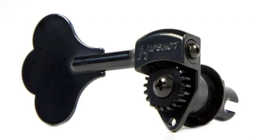 Hipshot Licensed Ultralite 1/2" Ladiaca mechanika pre Basgitaru / Prava strana / Čierna