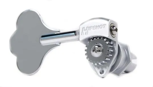 Hipshot Licensed Ultralite 3/8" Ladiaca mechanika pre Basgitaru / Pravá strana / Chrom Hipshot Licensed Ultralite 3/8" Ladiaca mechanika pre Basgitaru / Pravá strana / Chrom