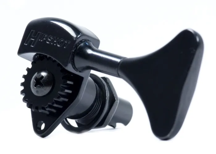 Hipshot Licensed Ultralite 3/8" Ladiaca mechanika pre Basgitaru Y- Kľúč / ľavá strana / Čierna Hipshot Licensed Ultralite 3/8" Ladiaca mechanika pre Basgitaru Y- Kľúč / ľavá strana / Čierna