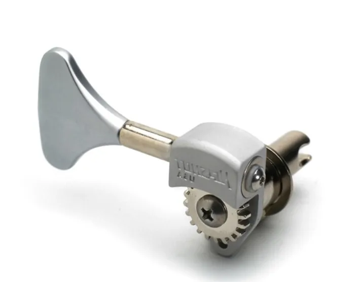 Hipshot USA Ultralite 3/8 Ladiaca mechanika pre Basgitaru Y- kľúč/ Pravá strana / chrom/saten