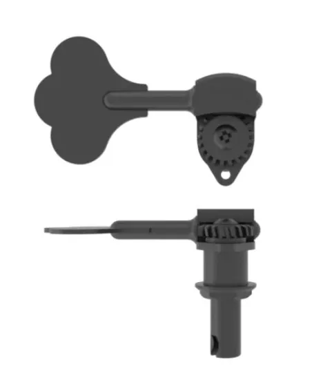 Hipshot USA Ultralite 3/8 Ladiaca mechanika pre Basgitaru / Pravá strana / Čierna