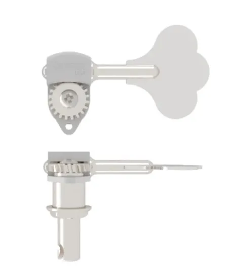 Hipshot USA Ultralite 3/8 Clover key Ladiaca mechanika pre Basgitaru / ľavá strana / 20670C / Chrom Hipshot USA Ultralite 3/8 Clover key Ladiaca mechanika pre Basgitaru / ľavá strana / 20670C / Chrom