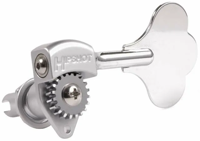 Hipshot Licensed Ultralite 3/8" Ladiaca mechanika pre Basgitaru / Ľavá strana / Chrom