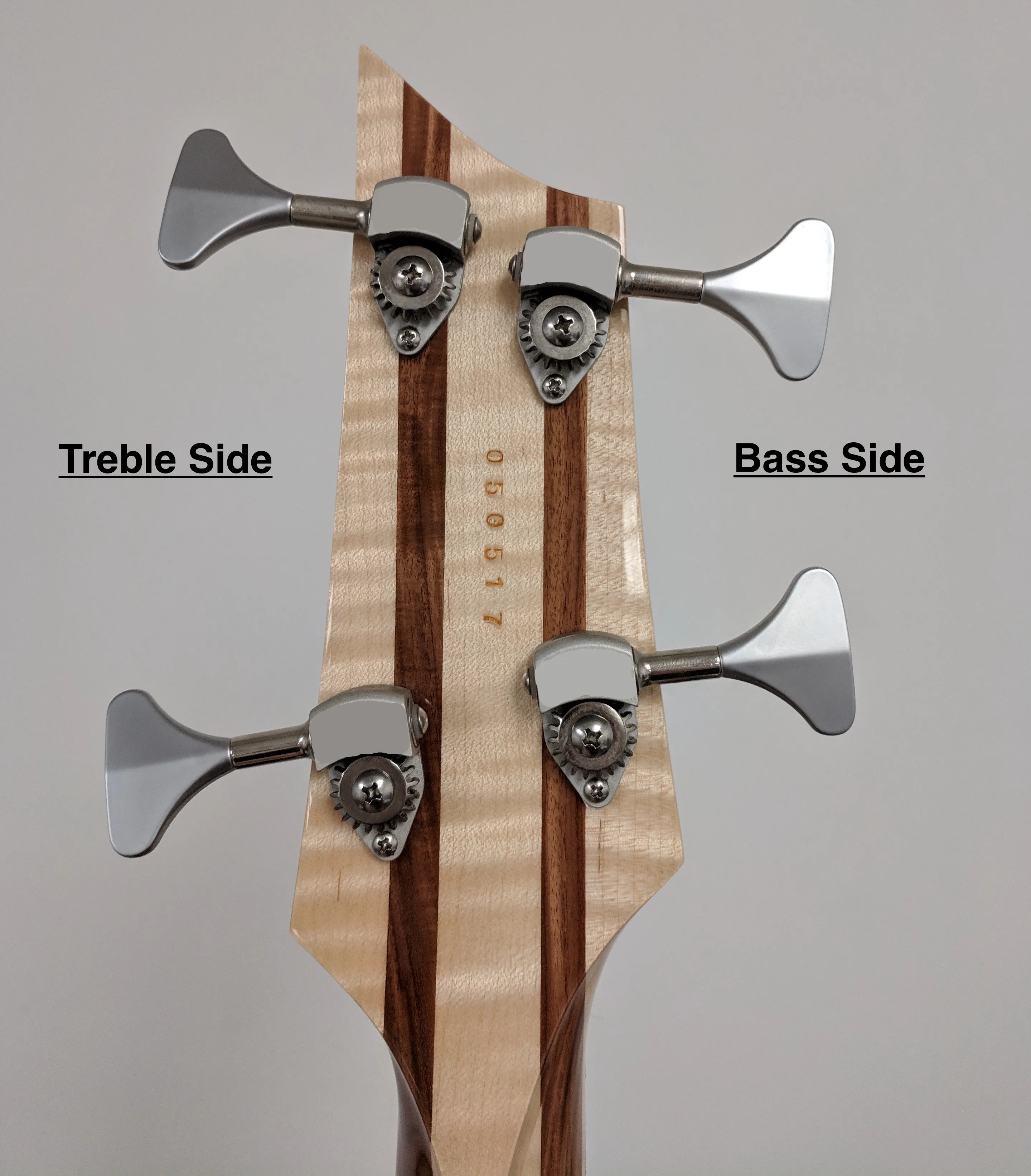 Partsland JB20 Sada Ladiacich Mechaník pre Basgitaru Chrome J-P Bass