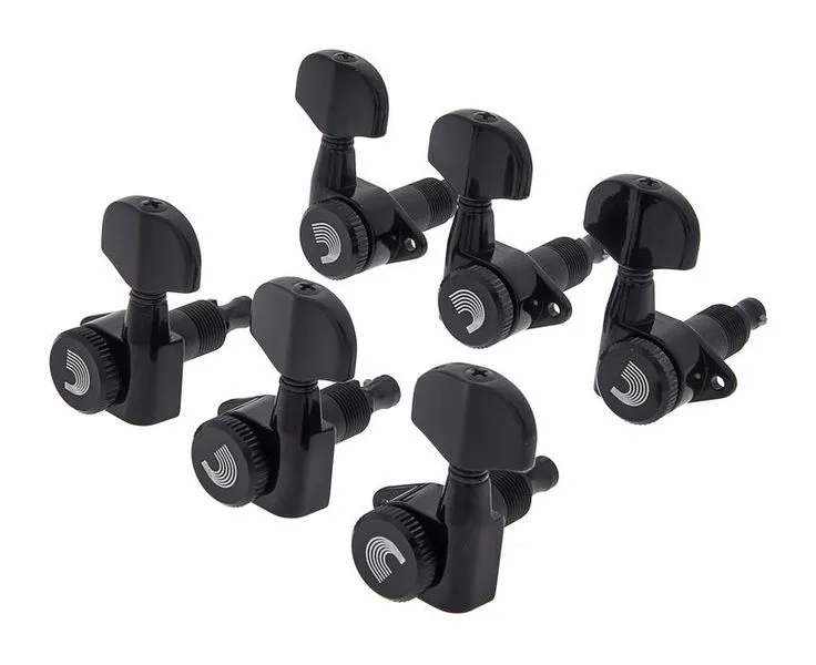 Daddario Planet Waves PWAT-3L+ 3R Sada Ladiacich mechaník na gitaru Čierna