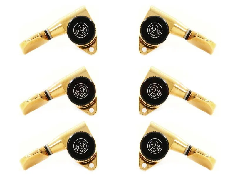 Daddario Planet Waves Sada Ladiacich mechaník na gitaru 3L+ 3R, Zlatá