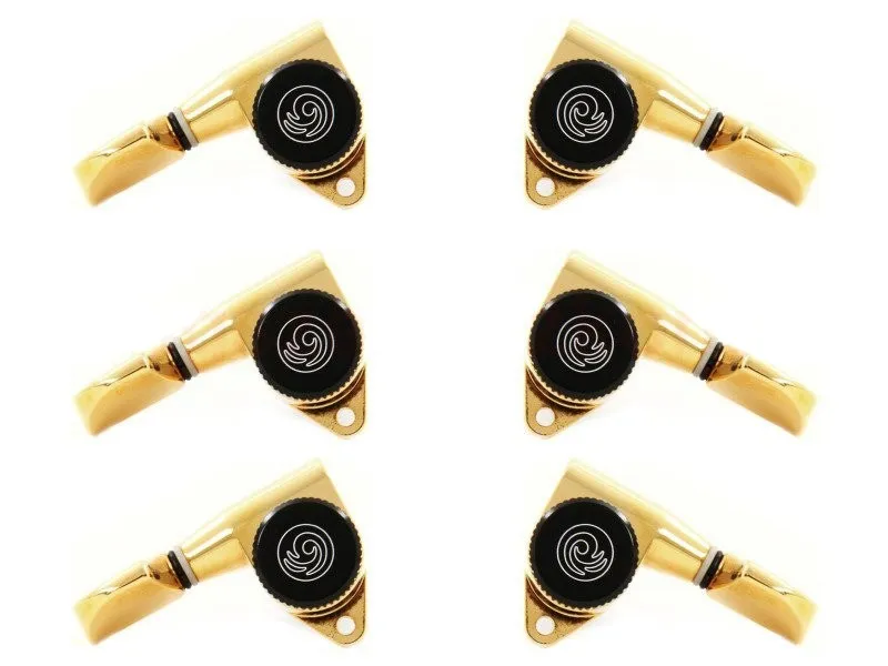 Daddario Planet Waves Sada Ladiacich mechaník na gitaru 3L+ 3R, Zlatá