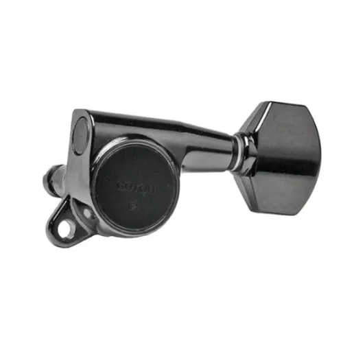 Gotoh SG381-07 MG Uzamykacia Ladiaca Mechanika pre Gitaru Ľavá Strana Struny E,A,D Cosmo-black