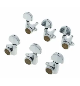 Gotoh SG301-20 MG-T Sada Uzamykateľných Ladiacich Mechanik pre Gitaru 3R+3L Chrom
