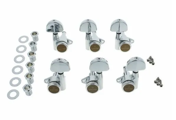 Gotoh SG301-20 MG-T Sada Uzamykateľných Ladiacich Mechanik pre Gitaru 3R+3L Chrom