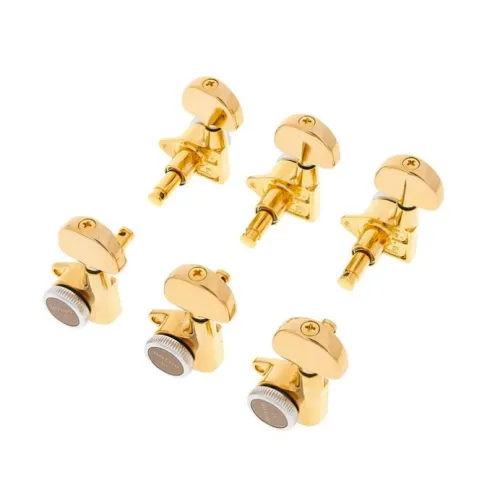 Gotoh SG301-20 MG-T Sada Uzamykateľných Ladiacich Mechanik pre Gitaru 3R+3L Zlatá