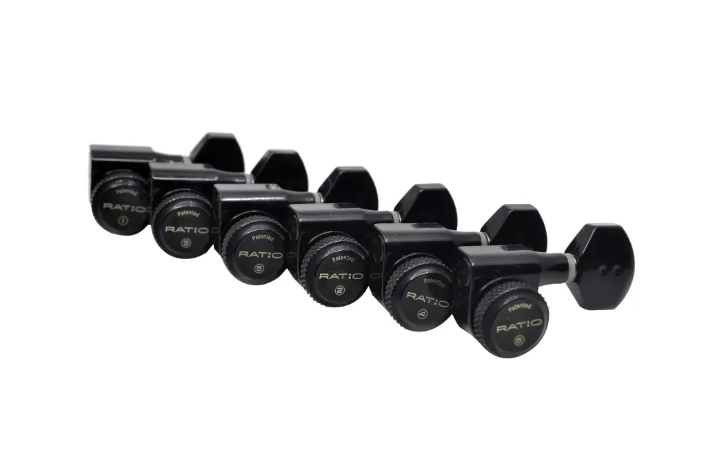 GraphTech Ratio Ladiace mechaniky pre elektrickú gitaru PRL-9721-L Čierna